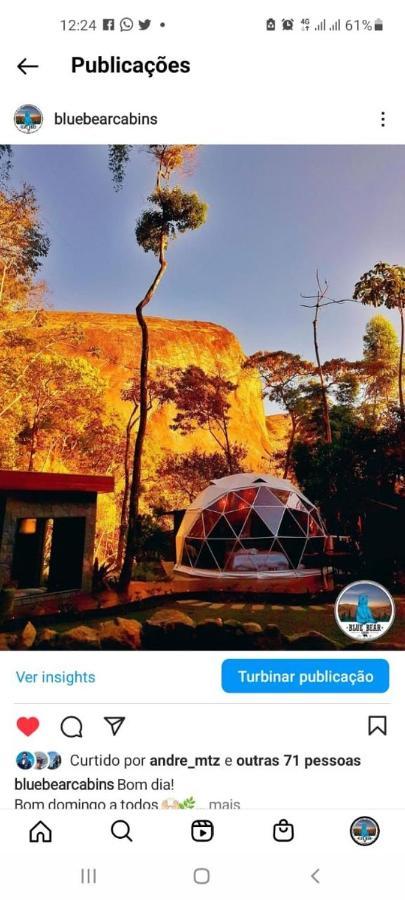 Villa Blue Bear Cabins à Petrópolis Extérieur photo